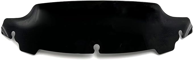 IZX Motorcycle Accessories 4.5" Windshield Fairing Windscreen Cover For Harley Touring Street Electra Glide Ultra Limited FLHX Tri Glide Ultra 2014-2022 2023 (Black)