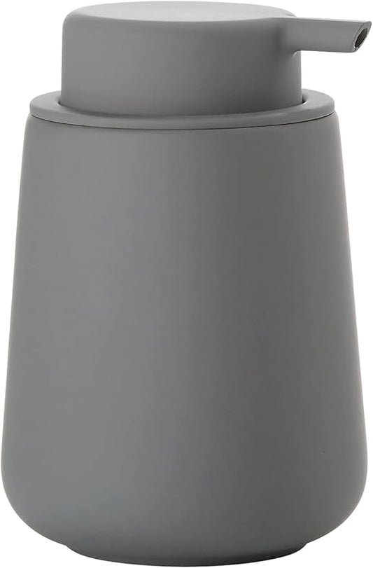 ZONE DENMARK Nova Soap Dispenser - A Fusion of Sleek Design and Durable Material - Elevate Your Bathroom with Sophistication and Practical Elegance. A Stylish and Functional Bathroom Accessory
