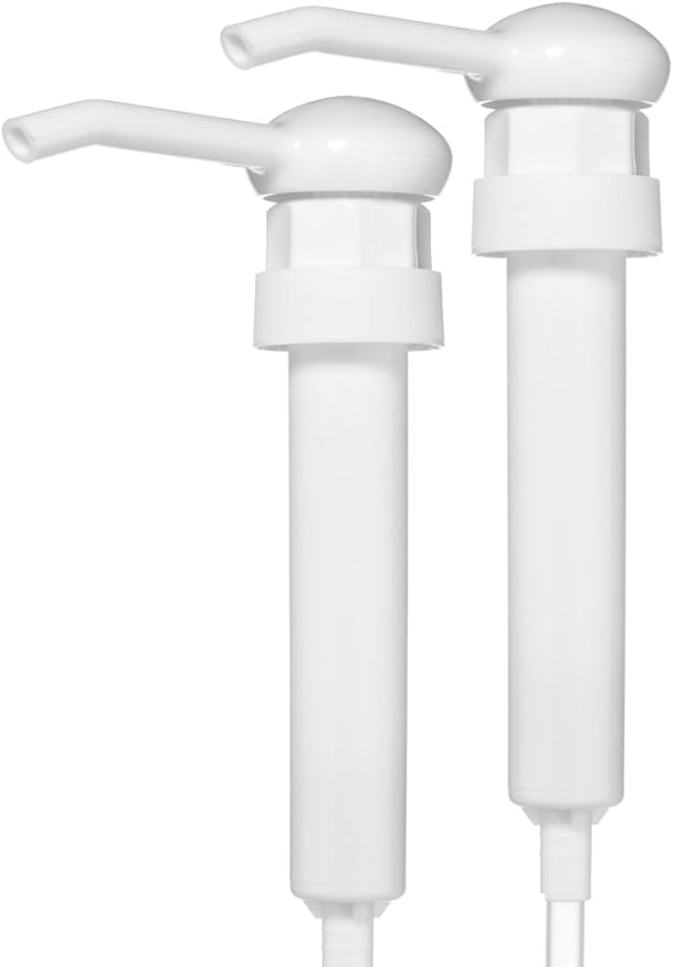 Bar5F 1 Gallon (128 oz) Pump Dispensers Pumping Caps fot Dispensing Shampoo Hair Conditioner Lotion Mouthwash 2-Pack