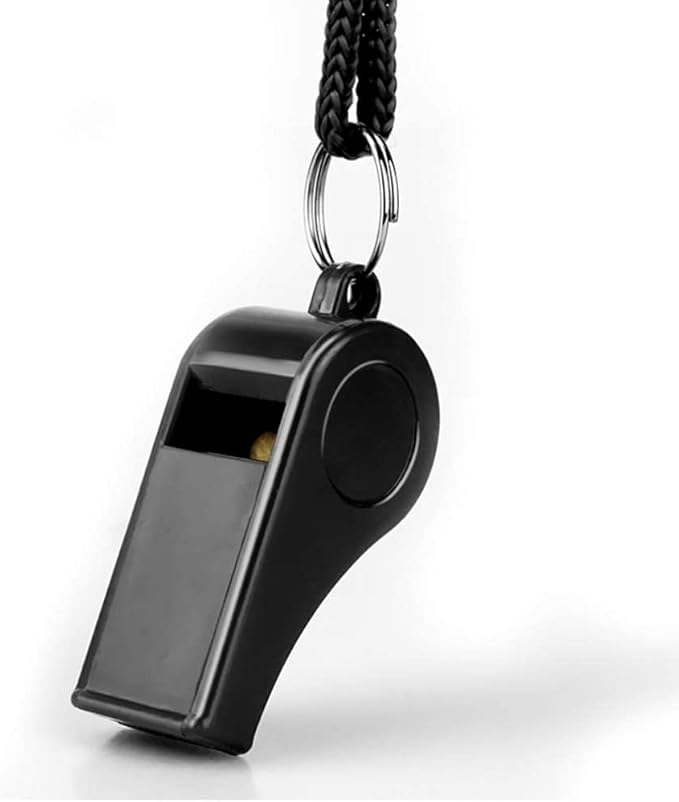 Whistle, Outdoor Sports Whistles with Lanyard, Very Loud Sound Whistles Bulk Perfect for Referees, Coaches, Emergencies