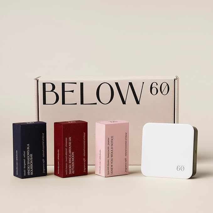 Below 60 - Plug in Diffuser Complete Fragrance Kits - Founded by Hilary Duff (Seasonal 3-Scent Kit)