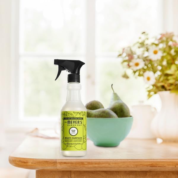 Mrs. MEYER'S CLEAN DAY Variety Pack, 1 Liquid Hand Soap 12.5 Oz, 1 Multi-Surface Everyday Cleaner 16 Oz. 1 Liquid Dish Soap 16 Oz, Pear Tree, 1CT