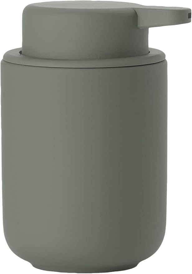 Zone Denmark Ume Soap Dispenser in Elegant Olive Green - Stylish and Functional Bathroom Accessory