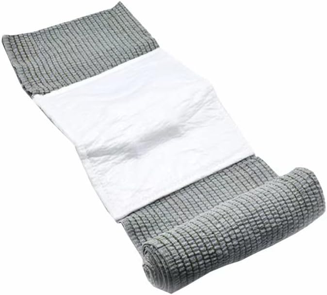 6 Inch Israeli Bandage, Portable Vacuum Sealed, Compression Pressure Dressing Trauma Wound Seal Bandages for Outdoor Battle Combat Tactical Travel Hiking Cycling (3 pcs)
