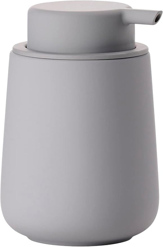 ZONE DENMARK Nova Soap Dispenser - A Fusion of Sleek Design and Durable Material - Elevate Your Bathroom with Sophistication and Practical Elegance. A Stylish and Functional Bathroom Accessory