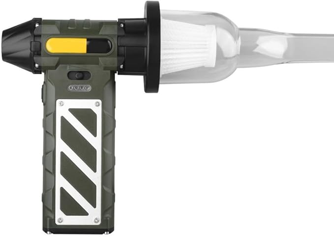 FABULETTA Compressed Air Duster, 110,000 RPM Electric Air Blower, Mini Dust Blower, Dust Removal Tool for Car Interior Cleaning, Keyboard Dust Removal(Yellow)