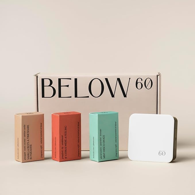 Below 60 - Plug in Diffuser Complete Fragrance Kits - Founded by Hilary Duff (3-Scent Starter Kit)