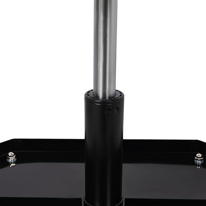 Rolling Garage Stool, 250 LBS Rolling Pneumatic Creeper Garage with Tool Tray Storage and Adjustable Mechanic Stool, for Garage, Shop, Auto Repair