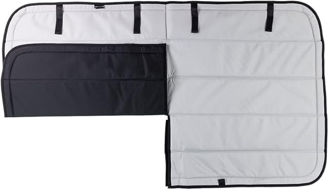VanEssential Insulated Magnetic Blackout Window Cover Designed for Mercedes-Benz NCV3 & VS30 144 Length Van Rear Qtr Window (Right Hand Side) - Cool Gray
