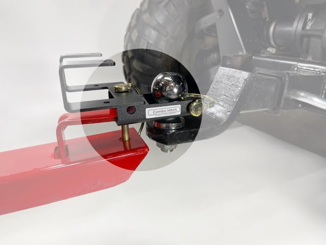 American-Made Premium Combo Hitch, Haul Pin Hitch, Handled Lawn, and Garden Equipment, or Wheeled Garbage Cans - by Garbage Commander