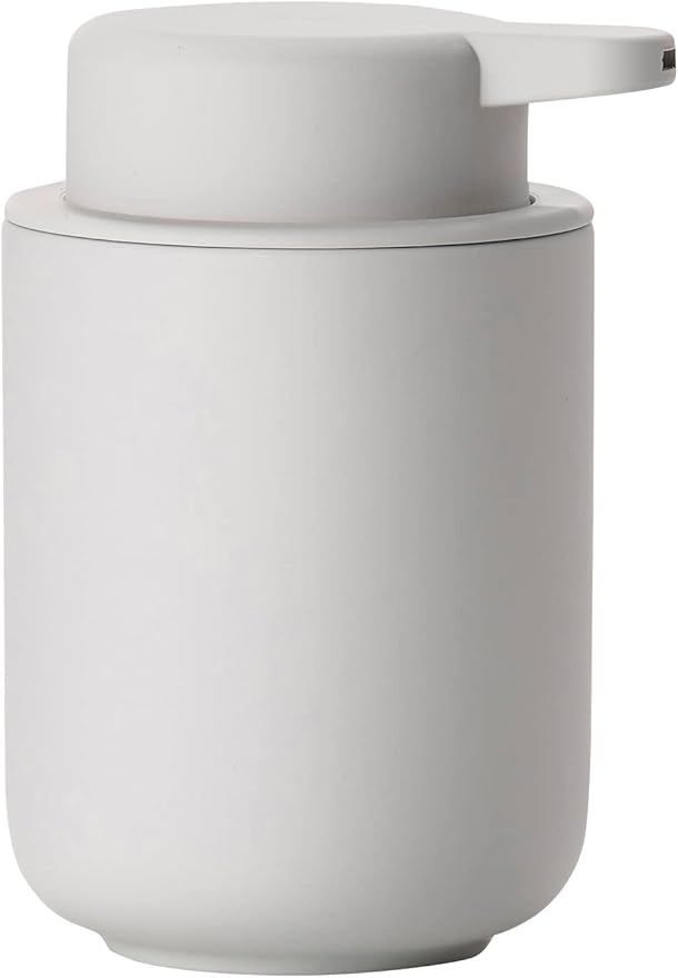 Zone Denmark Ume Shampoo Dispenser in Elegant Soft Grey - Stylish and Functional Bathroom Accessory - 7.0" x 2.7" x 1.7" inches