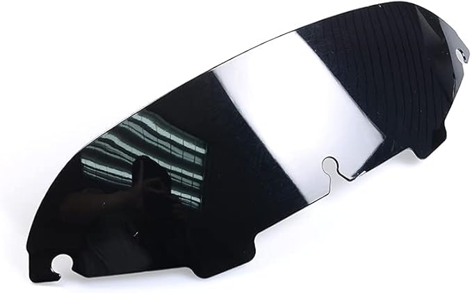 Black 4.5" Windshield Windscreen Compatible for 96-13 Harley Davidson Touring Street Glide Electra Glide FLHT FLHTCU Ultra Classic Glide FLHX FLHTK Tri Glide 1996-2013