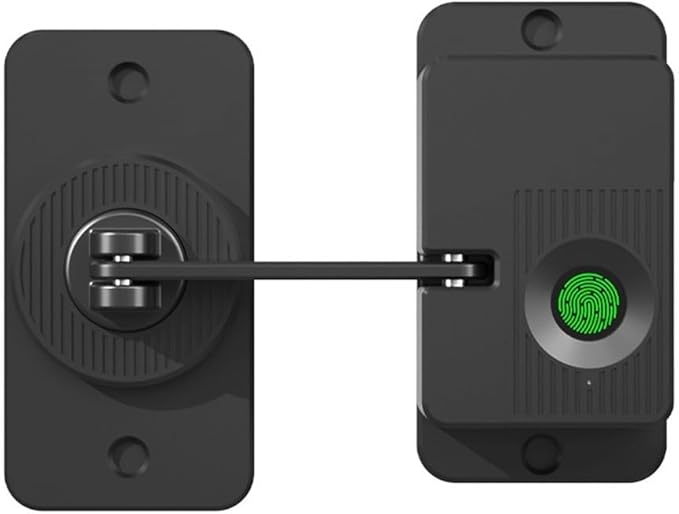 Smart Fingerprint Lock Designed For Child Safety On Doors Drawers Cabinets With Mounting Options
