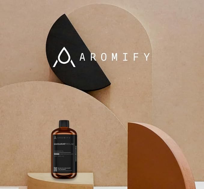 Diffuser Oil Inspired by Baccarat Rouge, 16.9 FL Oz, 500 mL, Luxury Hotel Scent for Home, Bathroom, Spa & Office, Essential Oil Blend for Aromatherapy, Amberwood & Cedar.