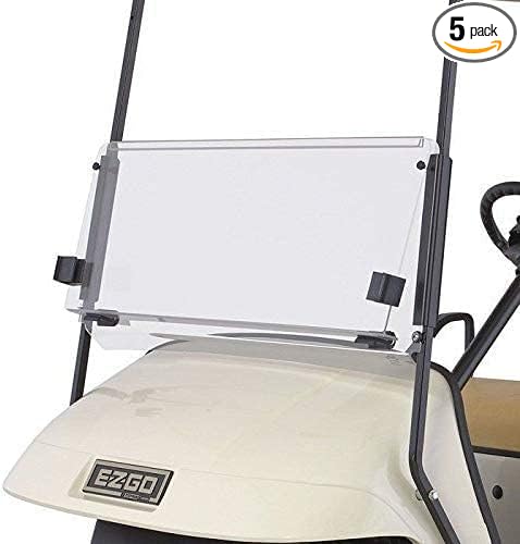 GCA EZGO TXT CLEAR Folding Windshield Fits 1994-2013 EZGO TXT Models Only.