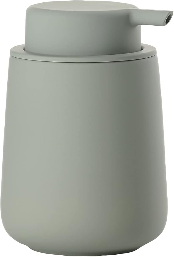 ZONE DENMARK Nova Soap Dispenser - A Fusion of Sleek Design and Durable Material - Elevate Your Bathroom with Sophistication and Practical Elegance. A Stylish and Functional Bathroom Accessory