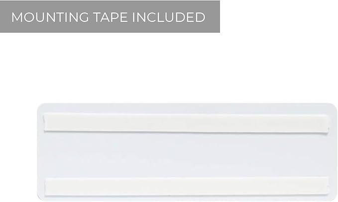 SBLABELS Staff Only Indoor Easy Adhesive Mount Door and Wall Sign for Restaurants and Small Businesses 3" x 9" - Silver
