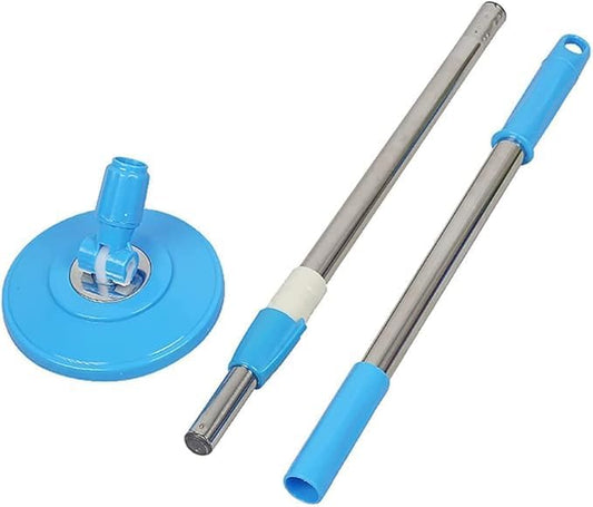 Spin Mop Replacement Handle 360 Degrees Rotating Telescopic Replacement Handle Cleaning Tool Accessories Enhanced Thickened Version Blue,Spin Mop Pole Handle Replacement
