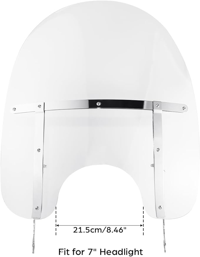 TCMT Detachable Windscreen Windshield Fit For Harley Softail Slim Deluxe Fat Boy Heritage Softail Classic FLS FLSS FLST FLSTC FLSTF FLSTFB FLSTFBS 2000-2017