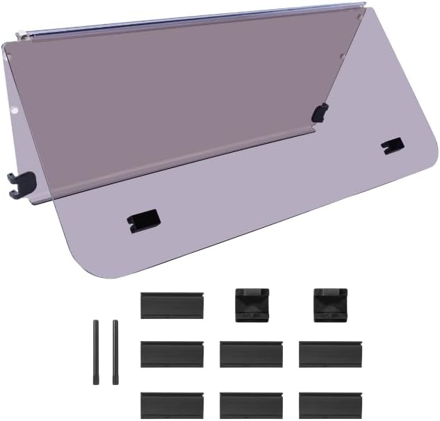 Club Car DS NEW Flip Flop Compact Golf Cart Windshield, Tinted Color, 3/16" Thickness, Fits Club Car DS 2000.5+ NEW