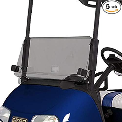 GCA EZGO RXV TINTED Folding Windshield (Years 2008-2023) ONLY. (NOT EZGO TXT Model)