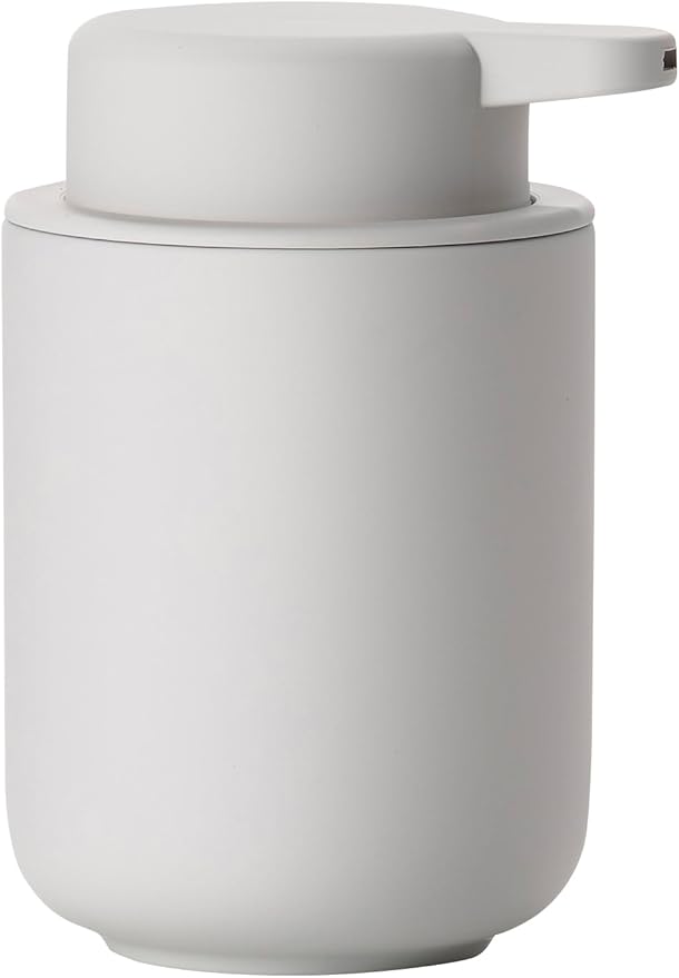 Zone Denmark Ume Shampoo Dispenser in Elegant Soft Grey - Stylish and Functional Bathroom Accessory - 7.0" x 2.7" x 1.7" inches