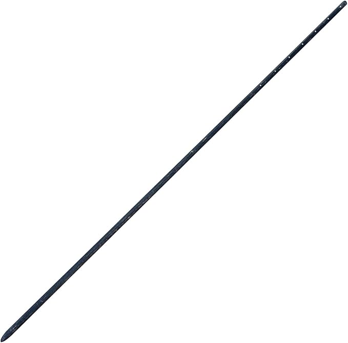 Sandbaggy 72" Round Steel Concrete Form Stakes with Nail Holes - Rust Resistant Coating - Removable, Reusable (10)