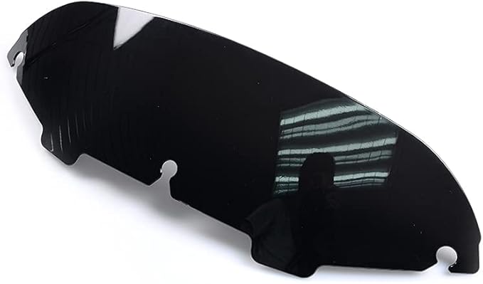 Black 4.5" Windshield Windscreen Compatible for 96-13 Harley Davidson Touring Street Glide Electra Glide FLHT FLHTCU Ultra Classic Glide FLHX FLHTK Tri Glide 1996-2013