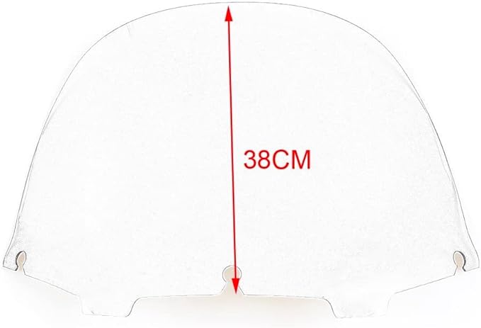 WYNMOTO 13" Tint Windshield Windscreen Compatible for 96-13 Harley Davidson Touring Electra Glide Street Glide FLHT FLHTCU Ultra Classic Glide FLHX FLHTK Tri Glide 1996-2013
