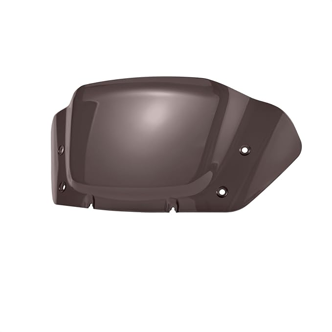 10" Wave Windshield Windscreen Wind Splitter Compatible for Harley Street Glide FLHX, CVO Street Glide FLHXSE 2023 2024 (Smoke)