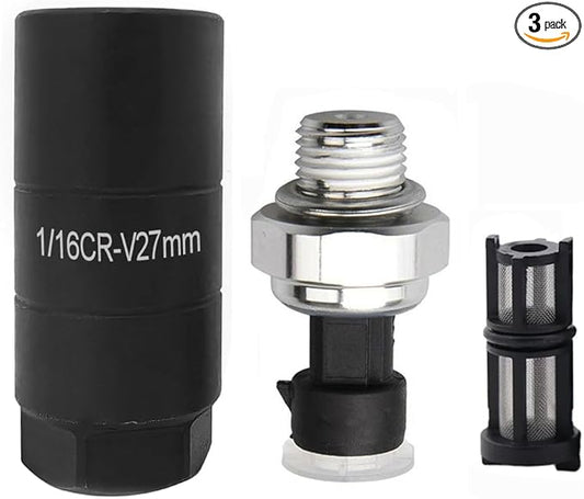 12677836 Oil Pressure Sensor and Socket for Chevy Silverado 1500 2500 3500,Express,Corvette,Suburban,Avalanche,Impala,Tahoe,Trailblazer& GMC Sierra,Savana,Yukon,Envoy&Cadillac,CTS,Escalade