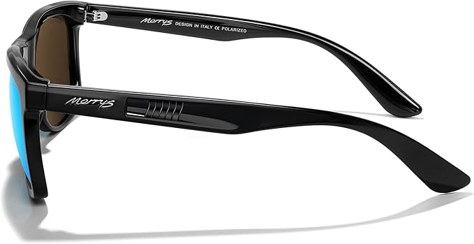MERRY'S Square Polarized Driving Sunglasses for Men Women UV400 Protection S8413