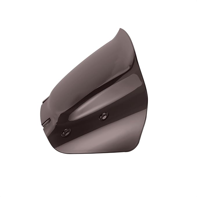 10" Wave Windshield Windscreen Wind Splitter Compatible for Harley Street Glide FLHX, CVO Street Glide FLHXSE 2023 2024 (Smoke)