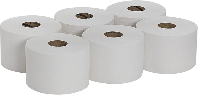 Georgia-Pacific SofPull 19510 Centerpull 2-Ply High Capacity Toilet Paper, 1000 Sheets Per Roll, 6 Rolls Per Case, White