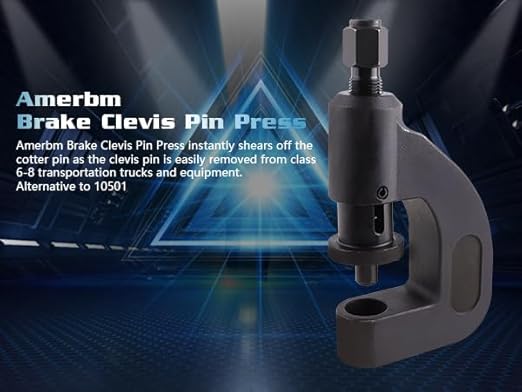 Brake Clevis Pin Press Alternative to 10501 Heavy Duty Commercial Vehicles Tools Work on Most Class 6-8 Trucks and Equipment Kenworth, Peterbilt, Freightliner, Mack, etc.