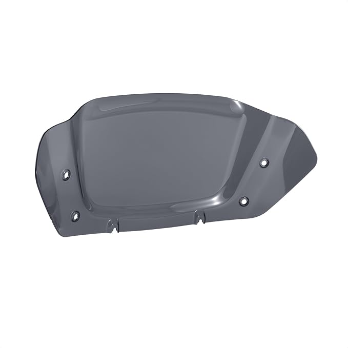 10" Wave Windshield Windscreen Wind Splitter Compatible for Harley Street Glide FLHX, CVO Street Glide FLHXSE 2023 2024 (Dark Smoke)