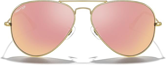 MERRY'S Classic Polarized Aviator Sunglasses for Men Women S6025