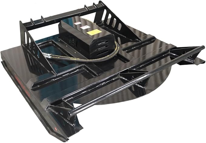 72 Inches Skid Steer Hydraulic Heavy Duty Brush Mower Cutter, Fit Universal Mount Plate, USA Stock