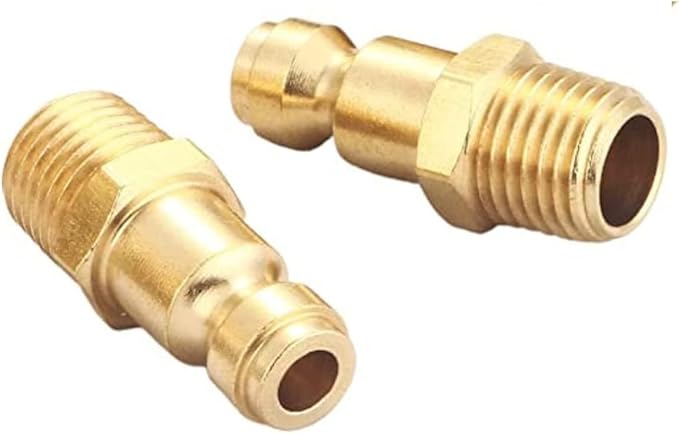 Coupler and Plug Kit (28 Piece), Automotive Type C, 1/4 Inch NPT, Solid Brass Quick Connect Air Fittings Set