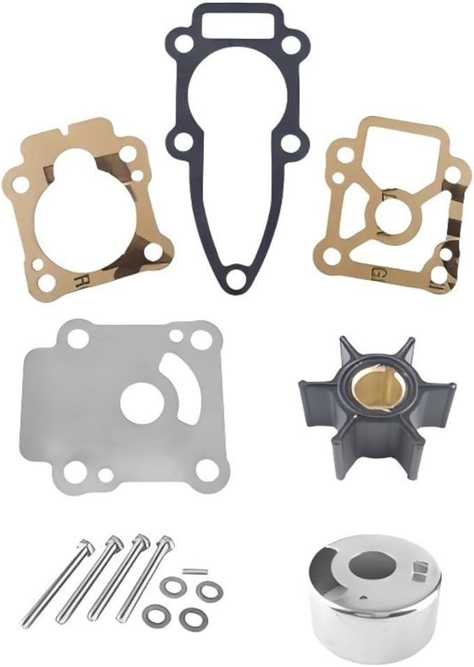 Water Pump Impeller Repair Kit for 803750A03 Mercury Outboard 8 9.9 HP Nissan and Tohatsu 3B2873222M 3B2-87322-2