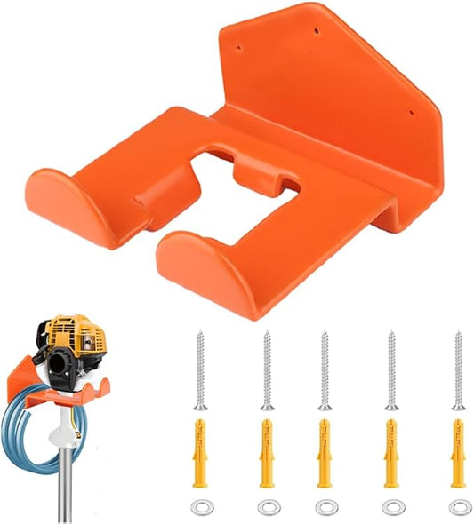 Weed Eater Hanger, Trimmer Rack Wall Mount Heavy Duty Weedeater Holder Garage Wall Mount for Power Tools, Grass Trimmer, Garden Tools
