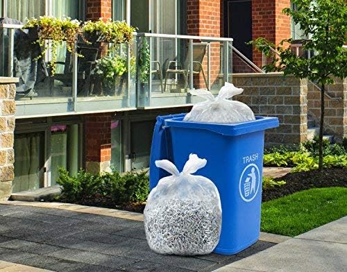 Tasker 95-100 Gallon Clear Trash Bags Heavy Duty | 25 Bags | Extra Large 96 Gallon Trash Bags Large Clear Can Liners, Large 90 Gal, 95 Gal, 96 Gal,100 Gallon Heavy Duty Trash Can Liners