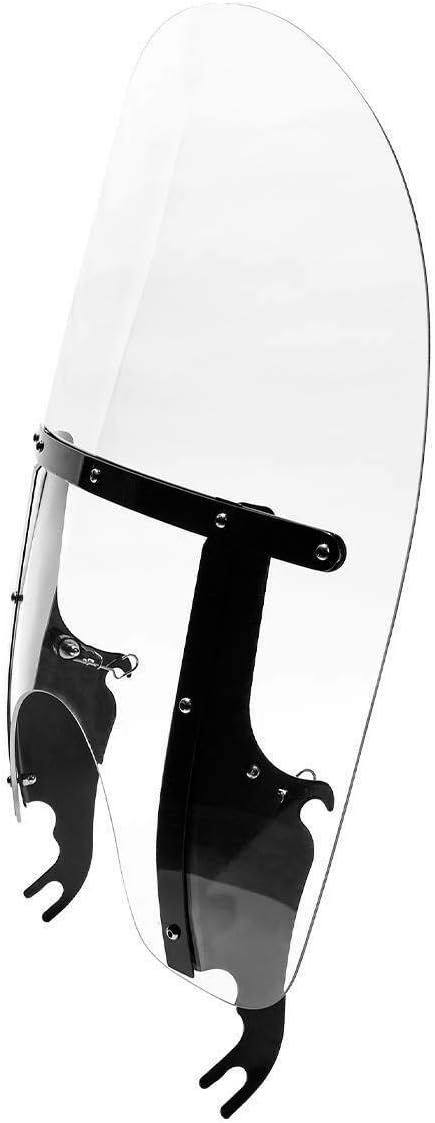 Green-L Clear Windshield Fit for Harley 2000-2017 Heritage Softail Classic Slim Deluxe Fat Boy Motorcycle Windscreen