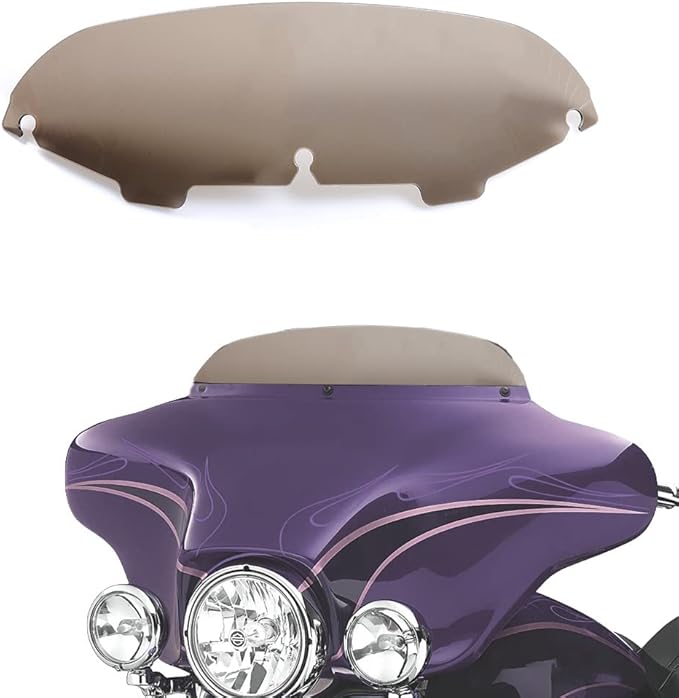 WYNMOTO 4.5" Tint Windshield Windscreen Compatible for 1996-2013 Harley Davidson Touring Street Glide Electra Glide FLHT FLHTC FLHX 96-13