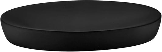 Matte Black Soap Dish Holder Matte Soap Dish,Soap Holder for Bathroom Kitchen Wash Room Vanity to Place Soap, Sponges, Small Jewelry Tray Storage and so on.(Black)