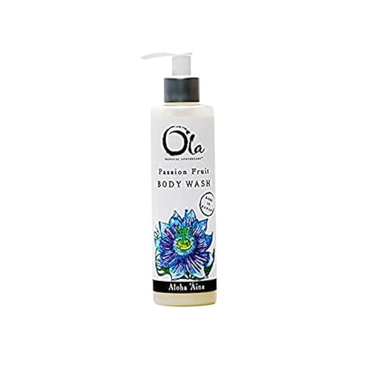 Ola Passion Fruit Body Wash with Pure Tropical Oils and Plant Extracts - 8 Fl Oz