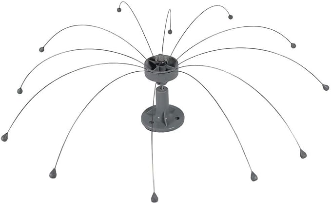 Bird Barrier Daddi Long Legs - 4 Ft | Scare Birds Away with Innovative Bird Spider Design | Bird Deterrent for Outside | Easy Installation on Roofs, Boats & HVAC Units | Durable Stainless Steel/Delrin