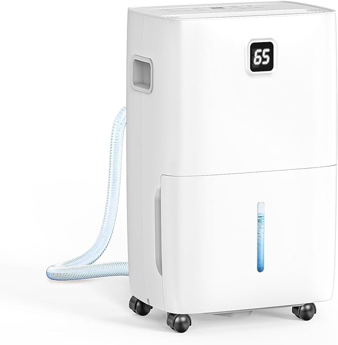 2025 Energy Star Dehumidifier 80 Pints for up to 5000 Sq.Ft, Basement & Large Room Moisture Removal with Drain Hose & 3 Modes, for Home, Bedroom, Bathroom, Garage