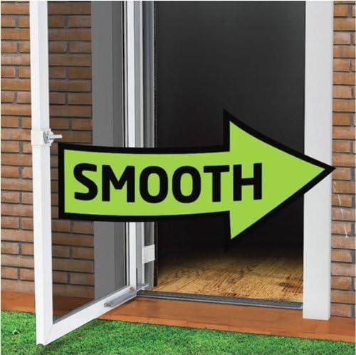 Touch 'n Hold Smooth Dual Door Closer System (Bronze) – Heavy-Duty - Touch-Button Hold Open Feature & Smooth Closing Motion - Storm & Security Door (Medium/Heavy Weight). New Door/Replace Old Unit