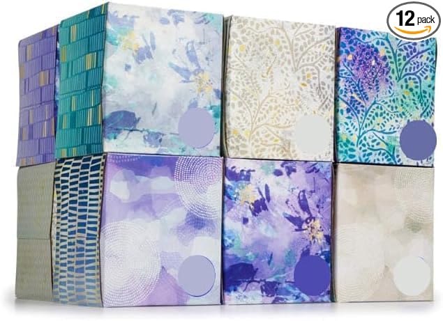 Ultra Soft 3-Ply Facial Tissues by Klensex, 12 Cube Boxes (85 tissues/box, 12 boxes)